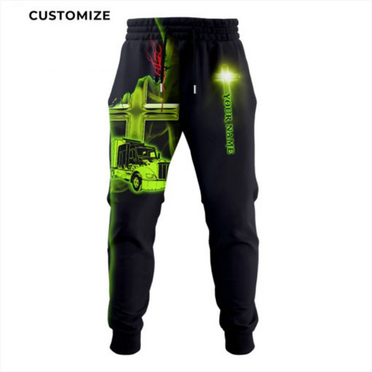 Premium Personalized Jesus Trucker Combo Hoodie And Sweatpants MEI