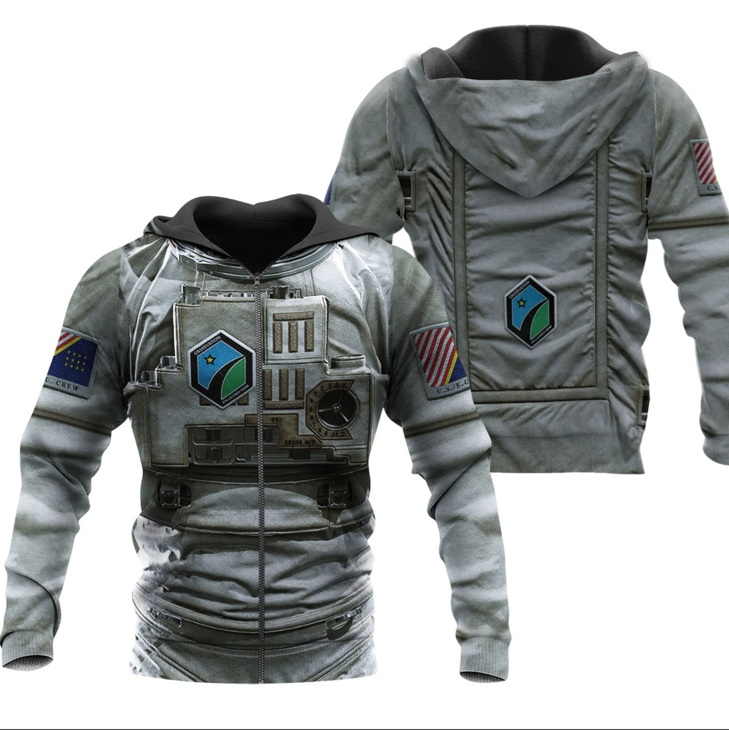 SPACE SUIT 3D ALL OVER PRINTED SHIRTS FOR MEN AND WOMEN MP918 - Amaze Style™-Apparel