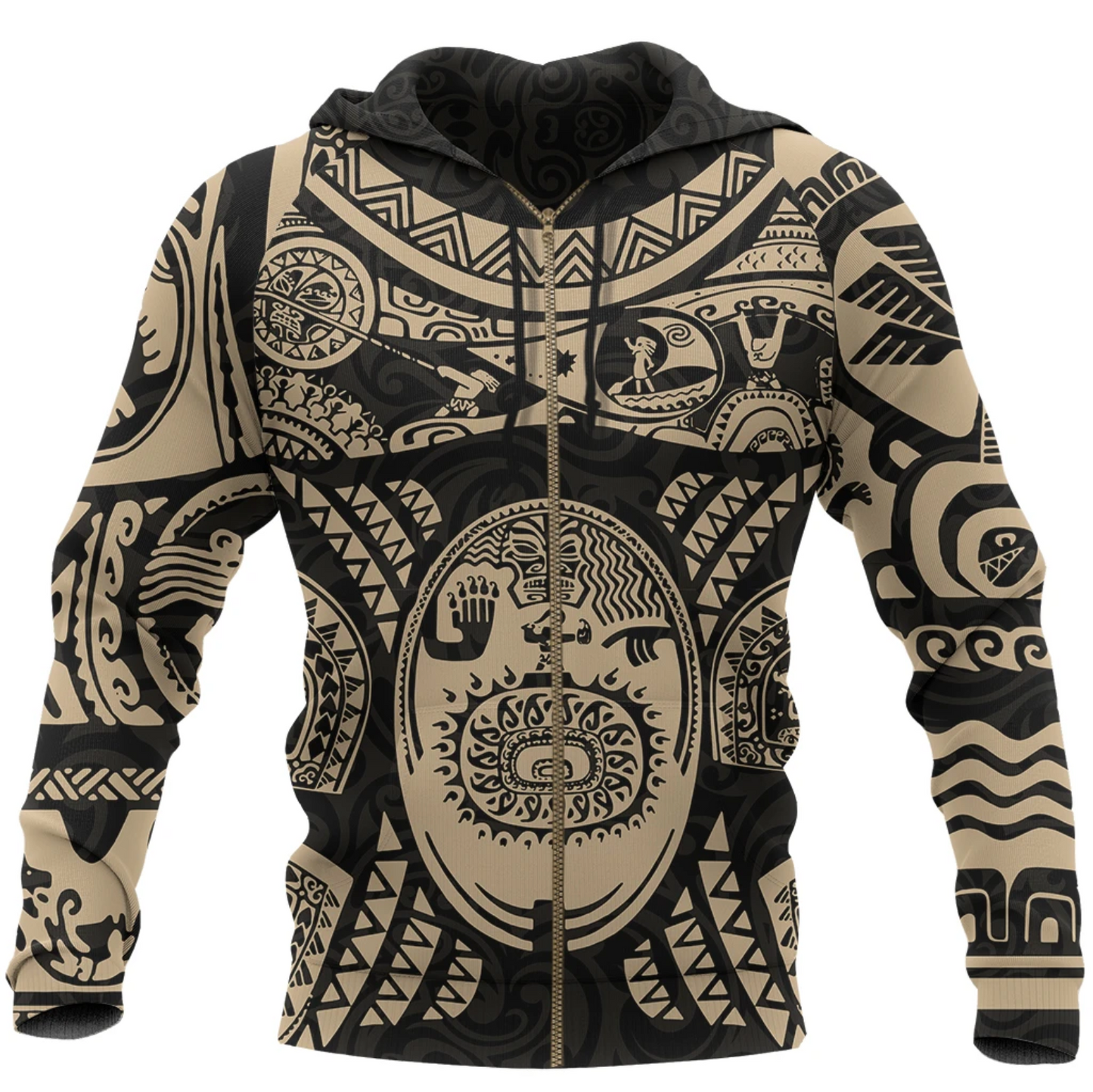 Maui Tattoo Shirt, Mini Maui Tattoo 3D Full Printing Pullover Hoodie MP981 - Amaze Style™-Apparel