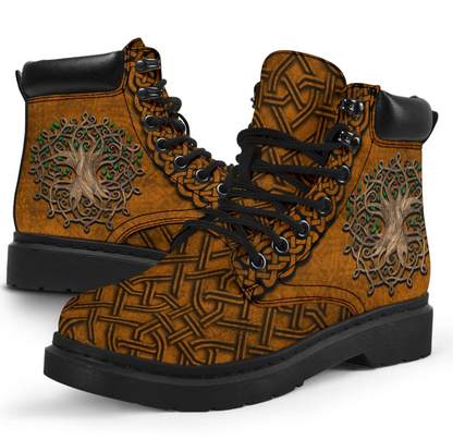 Celtic Tree Of Life Classic Boots For Men And Women TN