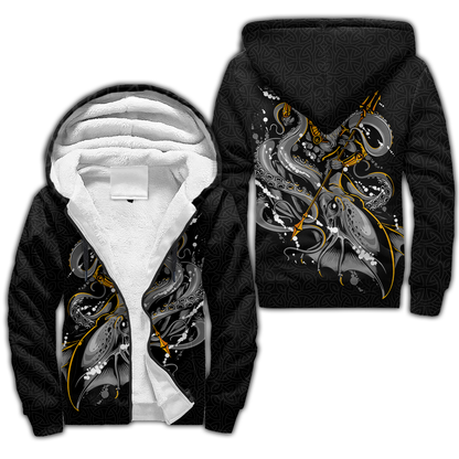 Premium Unisex Hoodie Kraken Octopus And Poseidon ML SN20022101