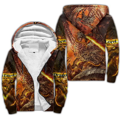 Premium Fire Dragon All Over Printed Shirts For Men And Women MEI