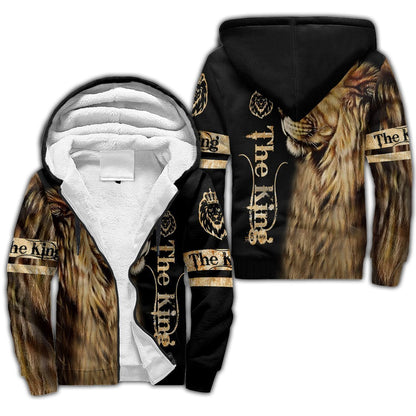 King Lion Over Printed Hoodie TP