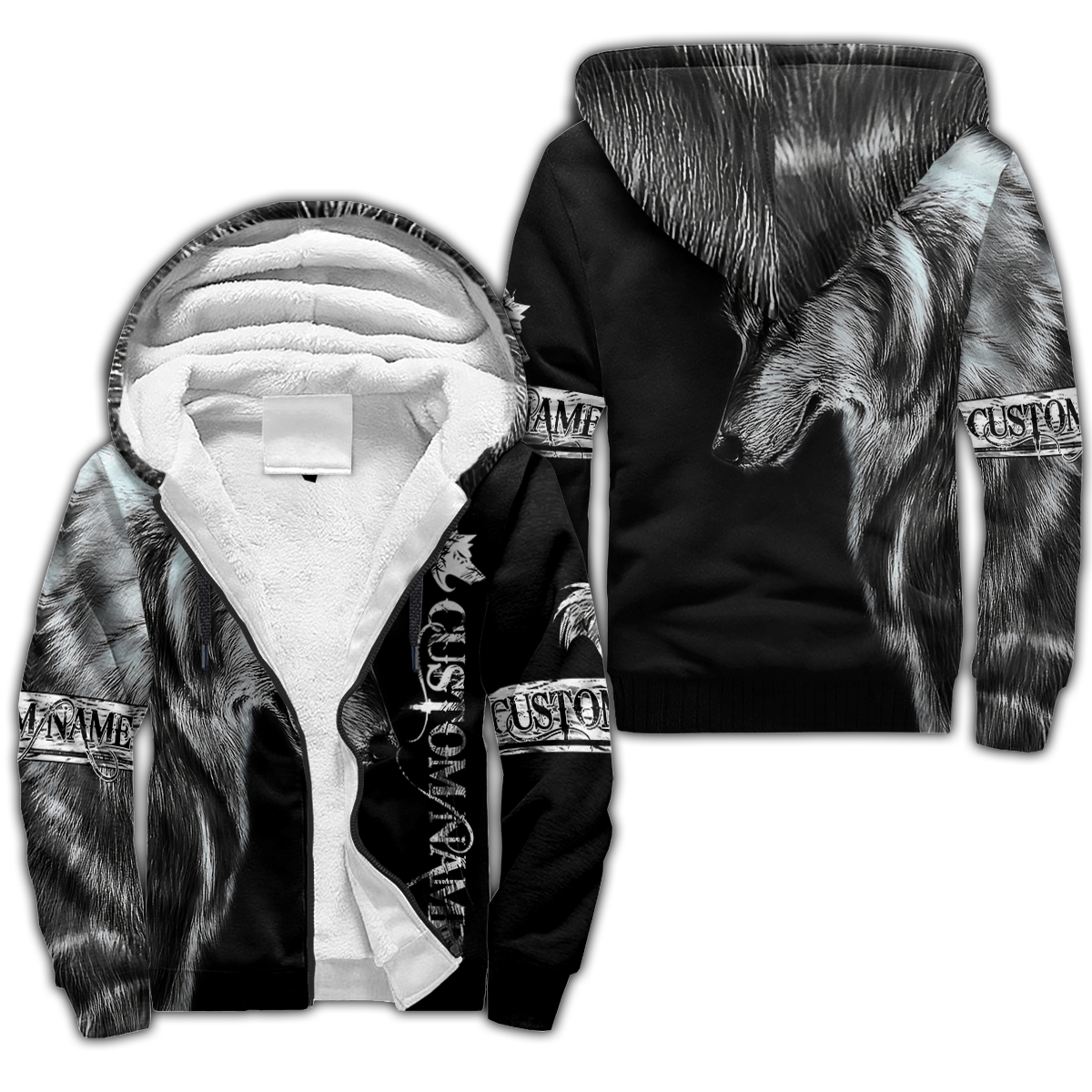 Personalized Wolf  All Over Printed Shirts For Men and Women MH010920S3