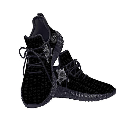 Vikings - The Raven of Odin Tattoo Shoes - Amaze Style™-
