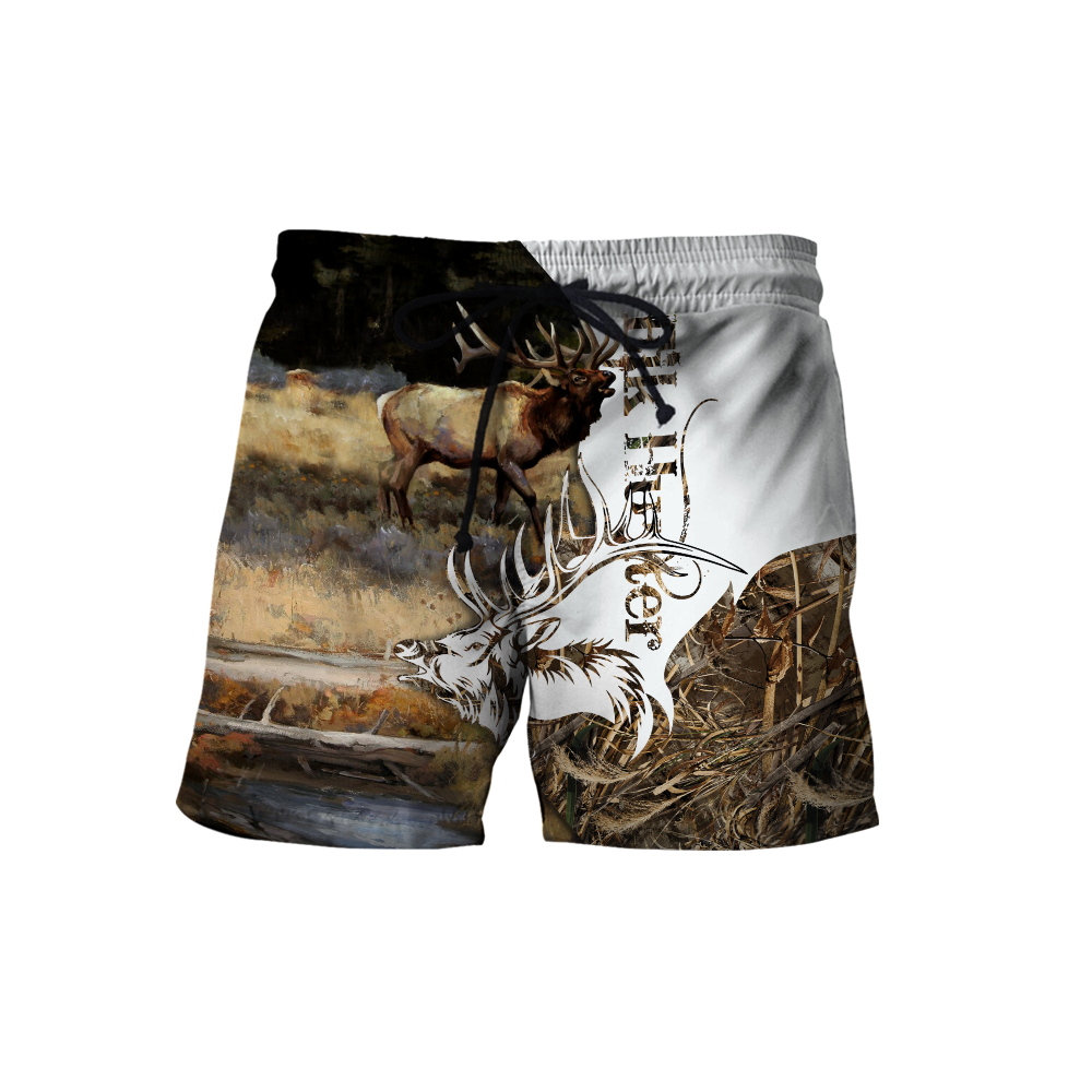 Premium Elk Hunting for Hunter 3D Printed Unisex Shirts