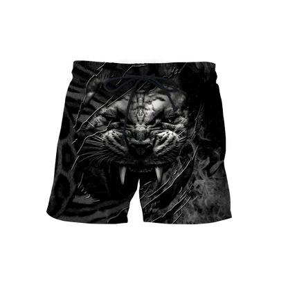 Warrior White Tiger Hoodie Over Printed for Men and Women