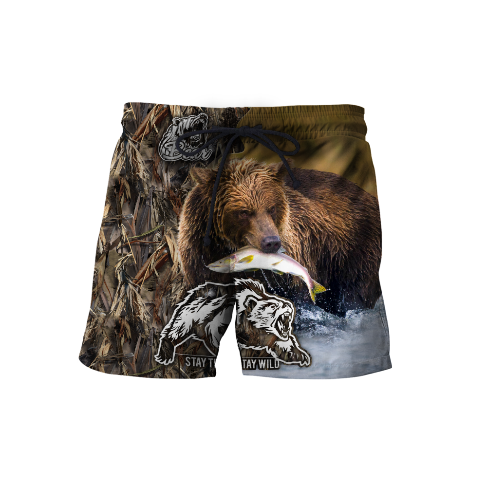 Predatory bears camo 3D all over printer shirts for man and women Pi211201 PL - Amaze Style™-Apparel
