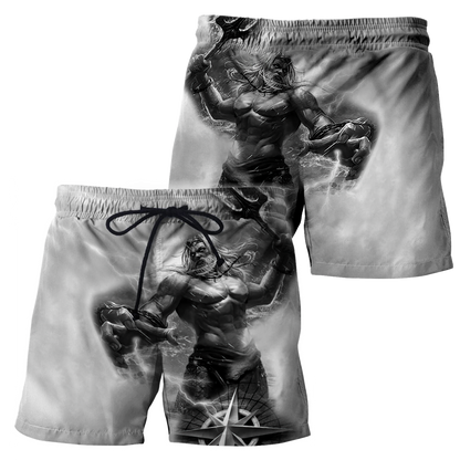 Poseidon Tattoo 3D All Over Printed Shirts HAC040601