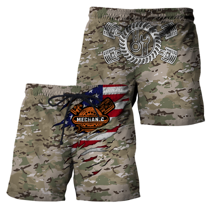 Mechanic Camo 3D All Over Printed Hoodie For Men and Women TN