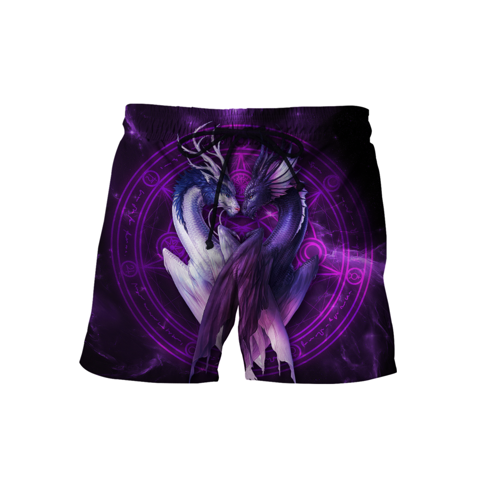 Purple Dragon 3D Hoodie Shirt For Men And Women