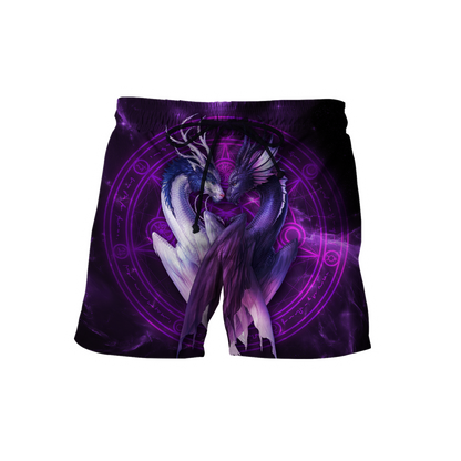 Purple Dragon 3D Hoodie Shirt For Men And Women