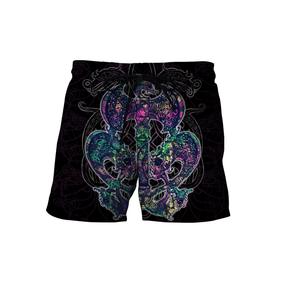 Love Viking tattoos 3D all over printed for man and women HHT27062001