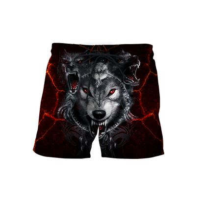 All Over Printed Wolf Hoodie MEI09102003-MEI