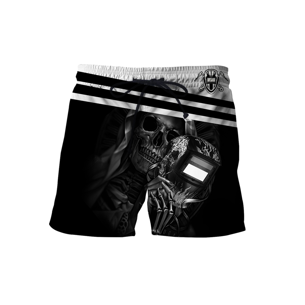 Premium Unisex All Over Printed Skull Welder Shirts MEI