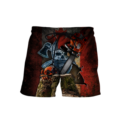 Beautiful Chainsaw Canadian Flag Art 3D All Over Printed Shirts Pi281102 - Amaze Style™-Apparel