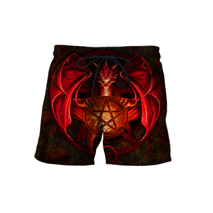 Tattoo and Dungeon Dragon Hoodie T Shirt For Men and Women HAC090607-Apparel-NM-Shorts-S-Vibe Cosy™
