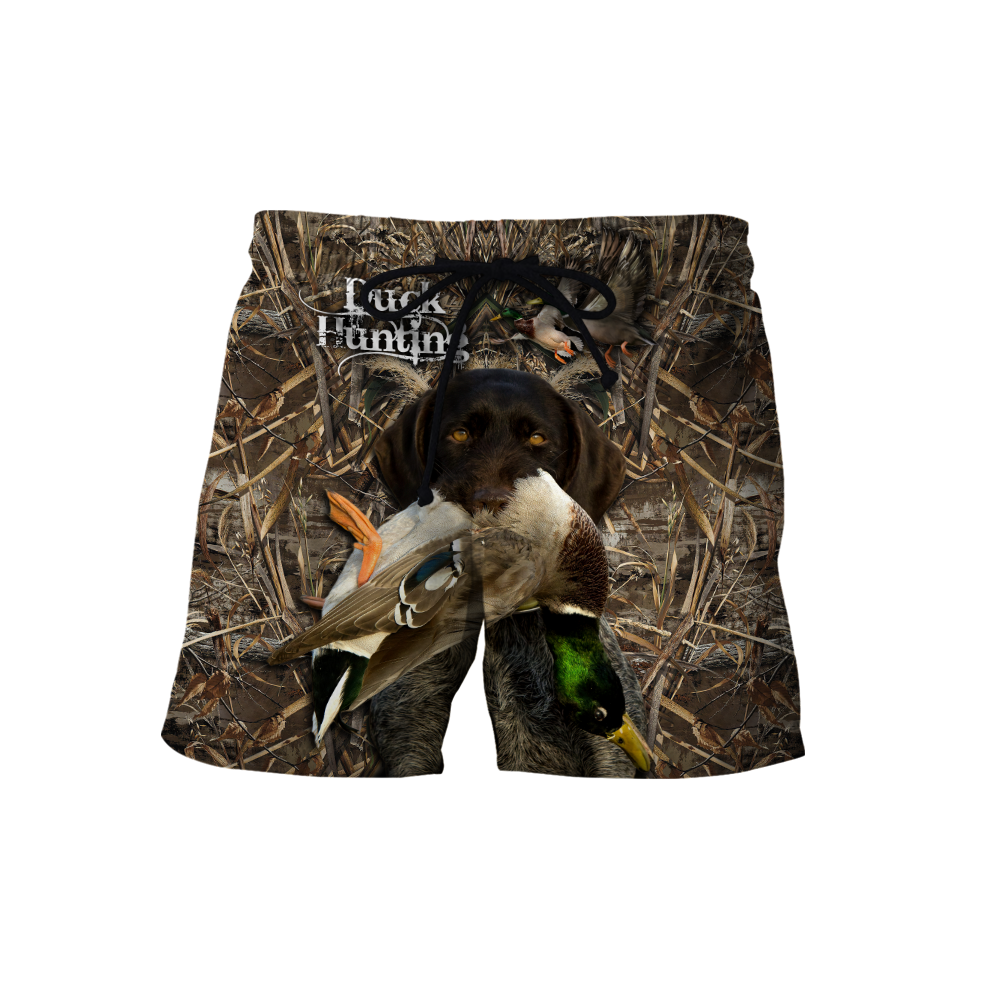 Personalized Name Hunting Camo 3D Unisex Shirts Duck Hunting Labrador Retriever