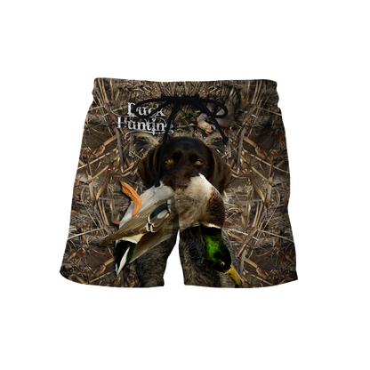Personalized Name Hunting Camo 3D Unisex Shirts Duck Hunting Labrador Retriever