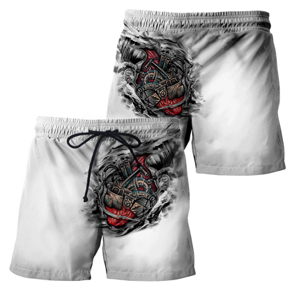 Mechanic Metal Tattoo 3D All Over Printed Shirts HAC180503 - Amaze Style™-Apparel