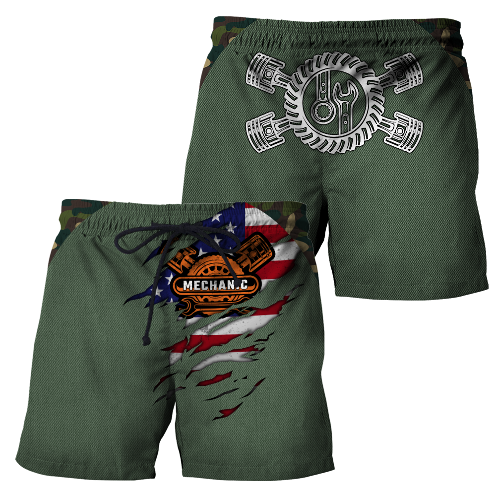 Mechanic Camo 3D All Over Printed Hoodie For Men and Women TN