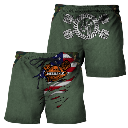 Mechanic Camo 3D All Over Printed Hoodie For Men and Women TN