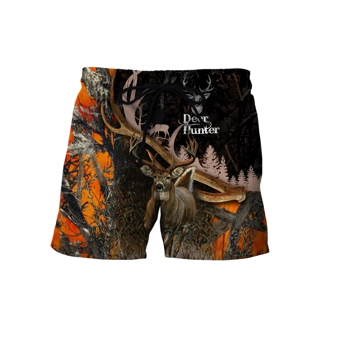 Premium Hunting Deer Black Camo Unisex Shirts