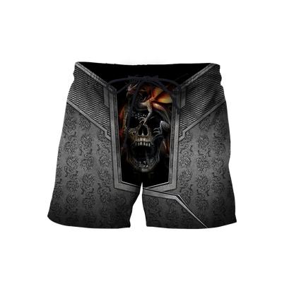 3D Tattoo and Dungeon Dragon Hoodie HAC020112-Apparel-NM-Shorts-S-Vibe Cosy™