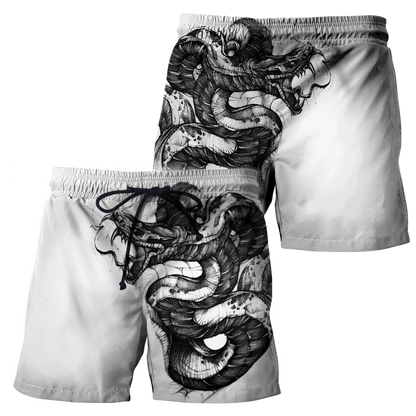 Snake Tattoo Hoodie T Shirt For Men and Women HAC210501-Apparel-NM-Shorts-S-Vibe Cosy™