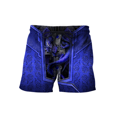 3D Tattoo and Dungeon Dragon Hoodie HAC301202-Apparel-NM-Shorts-S-Vibe Cosy™