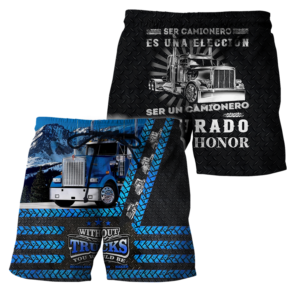 Premium Tyre Print All Over Printed Trucker Shirts MEI
