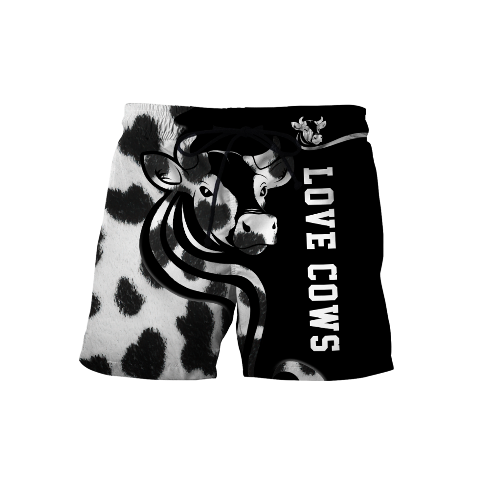 Love Dairy Cattle 3D All Over Printed Shirts For Men And Woman