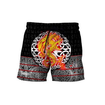 Nidhogg Viking Tattoo 3D Over Printed Hoodie Cloak for Men and Women-ML