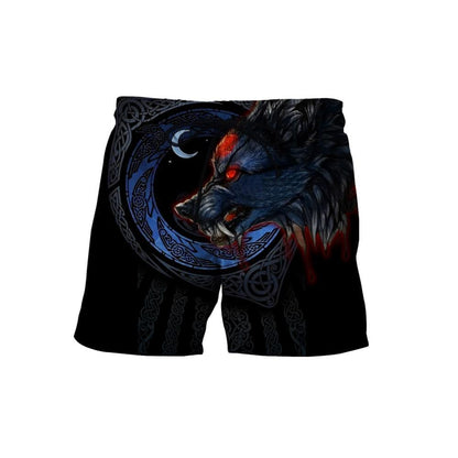 Fenrir Viking Wolf 3D Over Printed Hoodie for Men and Women-ML