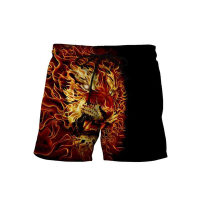 Firer Tiger 3D Over Printed Hoodie Cloak for Men and Women-ML