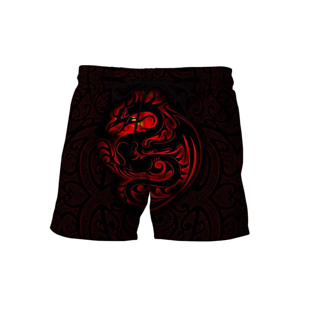 Dragon Tribal Tattoo Art 3D Over Printed Hoodie Tshirt for Men and Women-ML