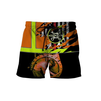 All Over Printed Mechanic Hoodie For Men and Women TN