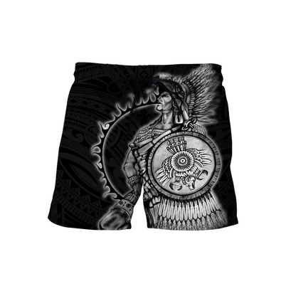 Mexican Aztec Warrior 3D All Over Printed Shirts DQB07162001