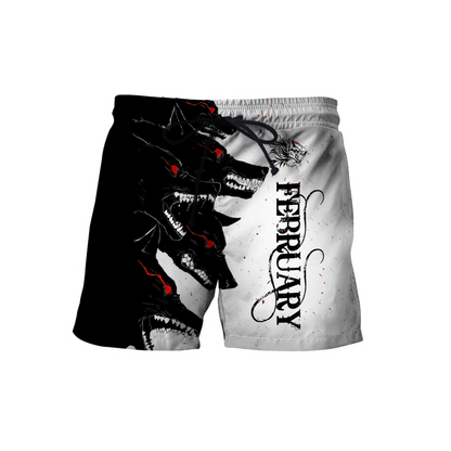 The Dark Wolf February 3D All Over Printed Unisex Deluxe Hoodie ML