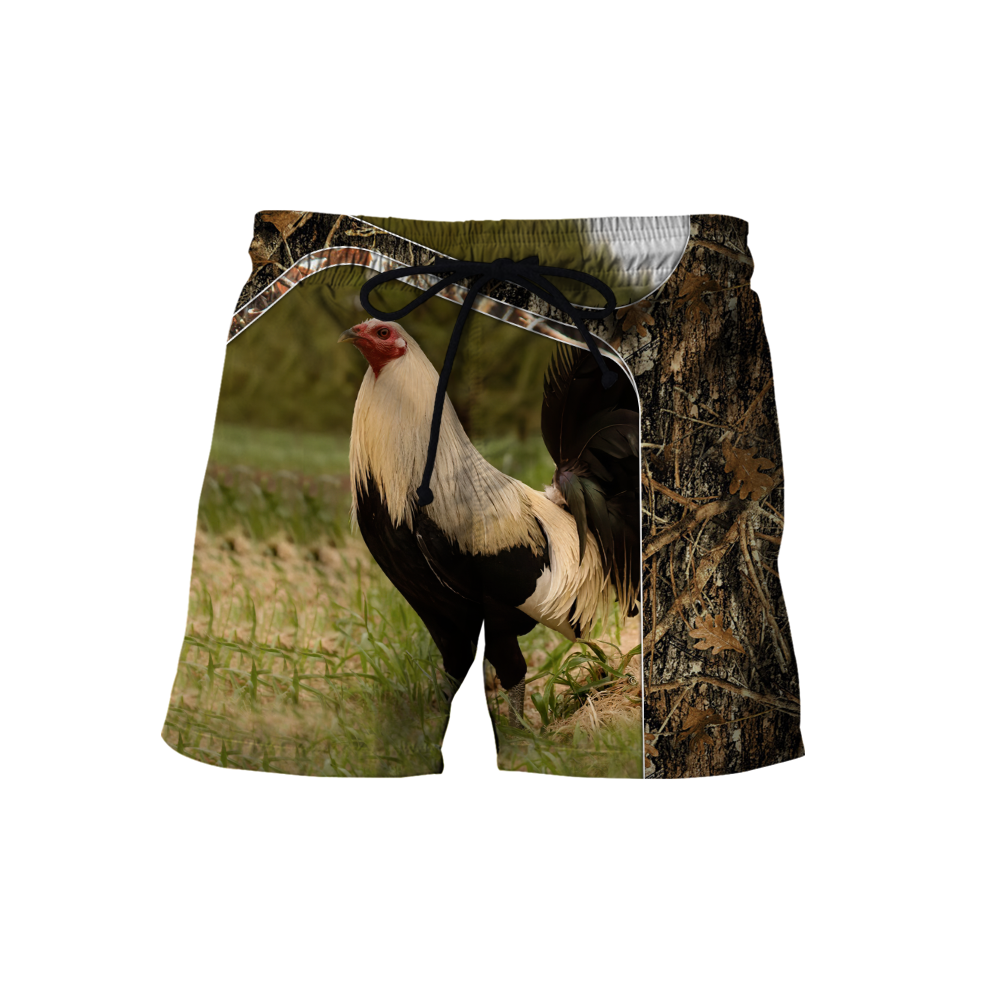 Love Rooster All 3D Over Printed Unisex Hoodie ML