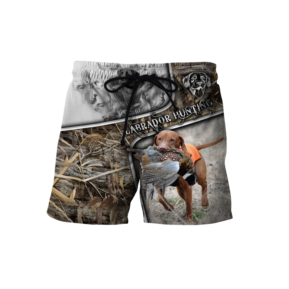 Labrador Hunting 3D Over Printed Unisex Deluxe Hoodie ML