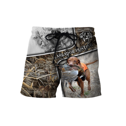 Labrador Hunting 3D Over Printed Unisex Deluxe Hoodie ML