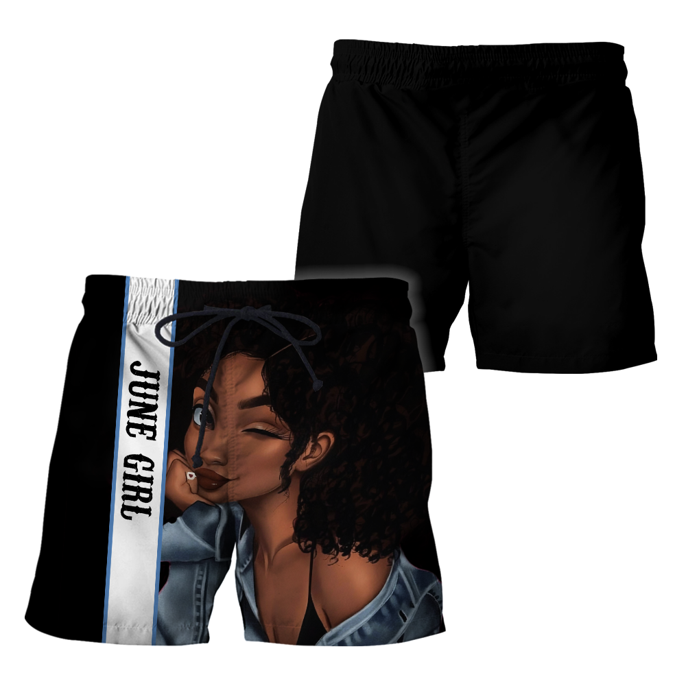 June Girl Cuztomize Name 3D All Over Printed Unisex Hoodie