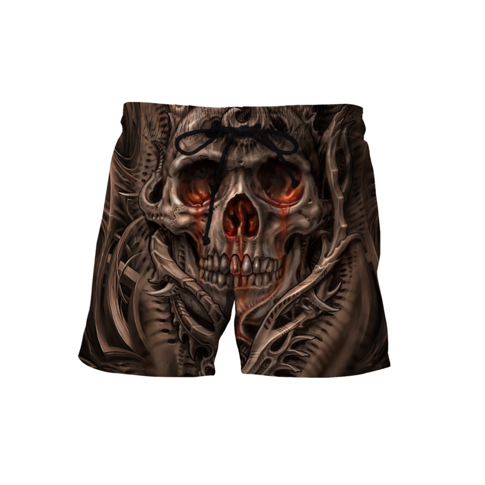 Premium Unisex All Over Printed Skull Shirts MEI