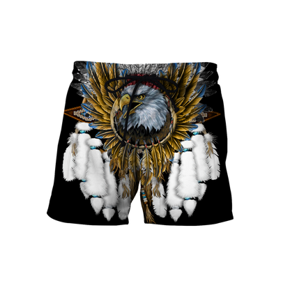 Eagle Dreamcatcher Native American Hoodie Black 3D All Over Printed Shirts LAM2029093-LAM