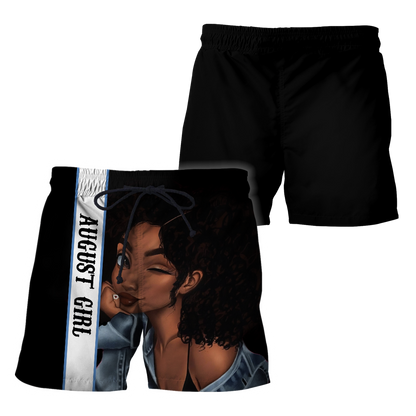 August Girl Cuztomize Name 3D All Over Printed Shirts For Women MH1011200S8