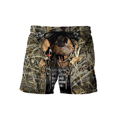 Hunting Labrador 3D Over Printed Unisex Deluxe Hoodie ML