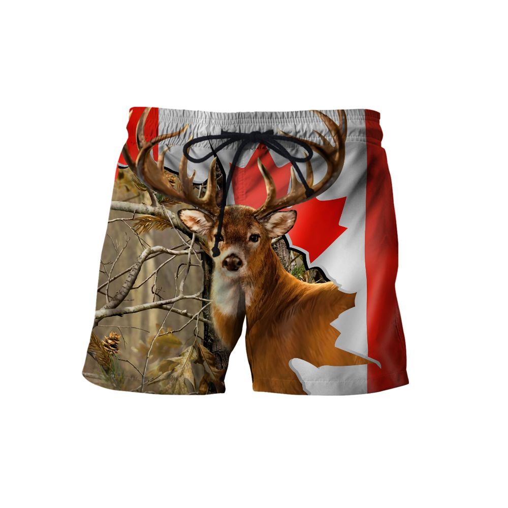 Deer Hunting Canada 3D All Over Printed Shirts For Men HHT31082001-LAM