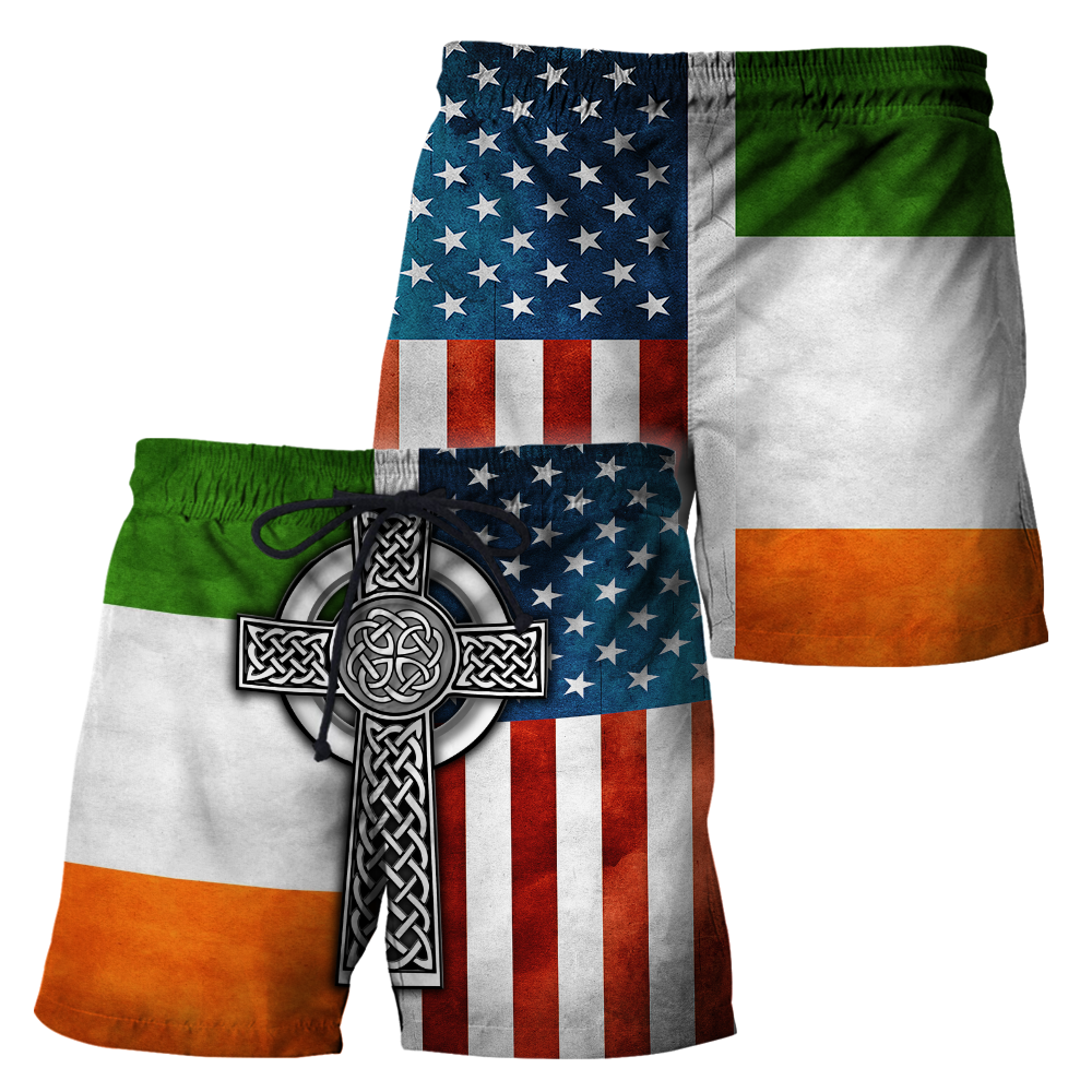 Irish By Blood American By Birth 3D All Over Printed Shirts For Men and Women DQB29102002