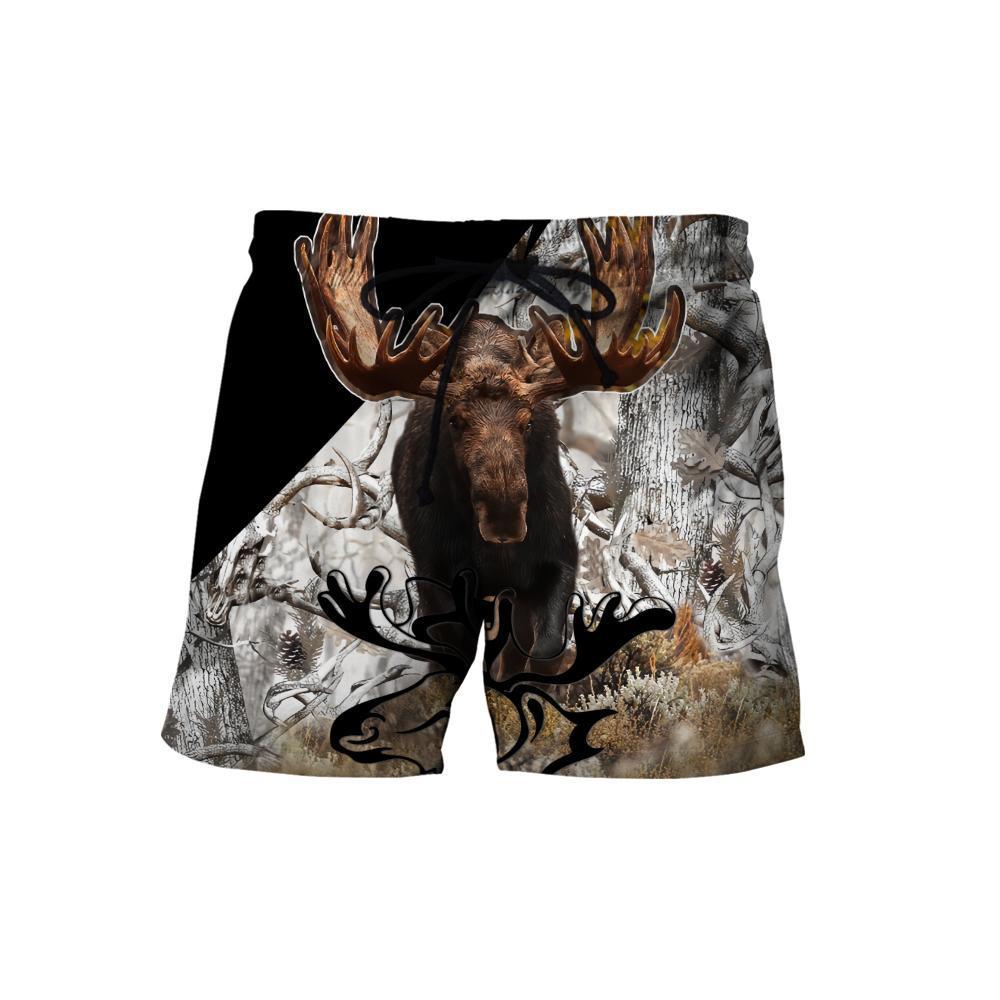 Personalized Name Moose Hunting 3D All Over Print Unisex Shirts